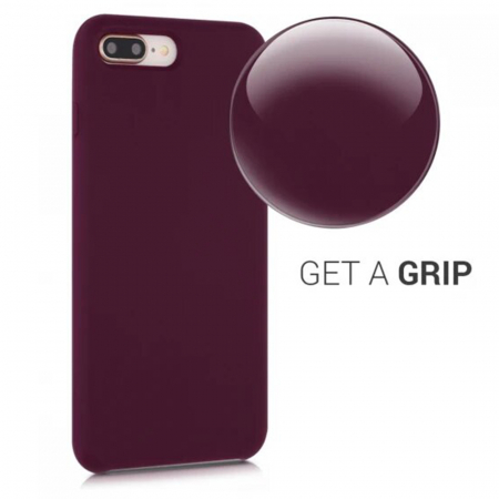 Husa iPhone 7 Plus / 8 Plus, Soft Edge Silicone, Plum Violet [8]