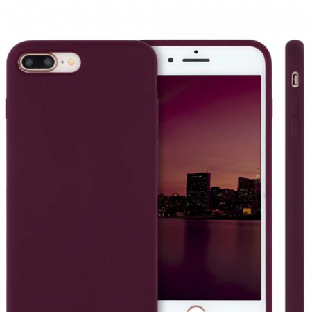 Husa iPhone 7 Plus / 8 Plus, Soft Edge Silicone, Plum Violet [6]