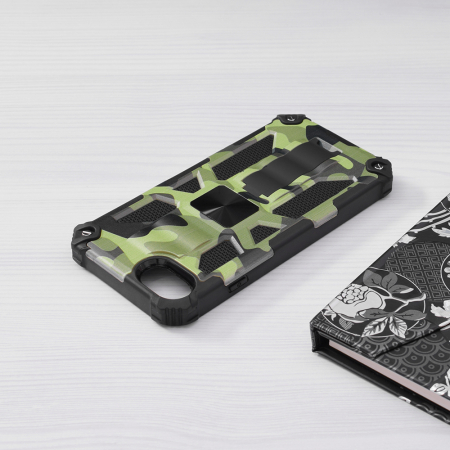 Husa iPhone 7 / SE 2 (2020), Techsuit Blazor, Camo Lime [4]