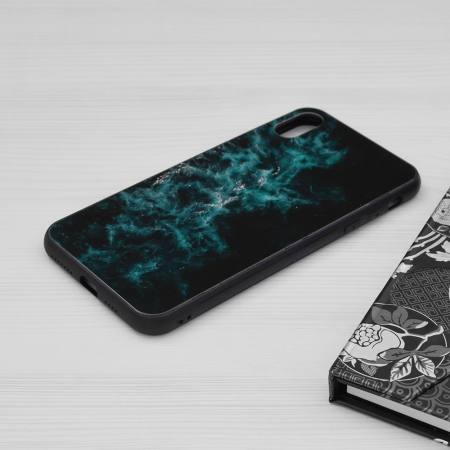 Husa iPhone X / XS, Glaze Series, Blue Nebula [4]