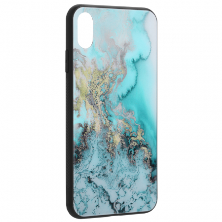 Husa iPhone X / XS,Glaze Series, Blue Ocean [1]