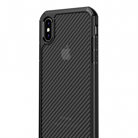 Husa iPhone X / XS, Techsuit CarbonFuse, Negru [3]
