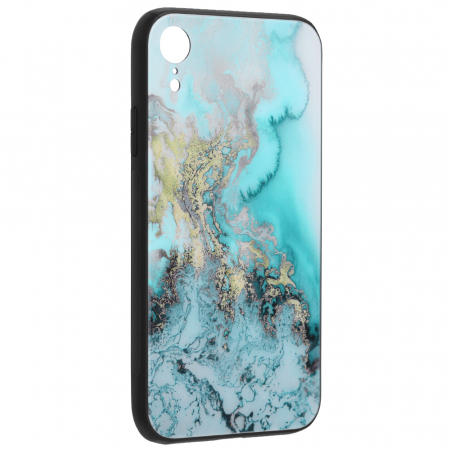 Husa iPhone XR, Glaze Series, Blue Ocean [1]