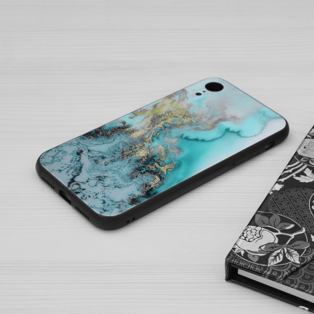 Husa iPhone XR, Glaze Series, Blue Ocean [4]