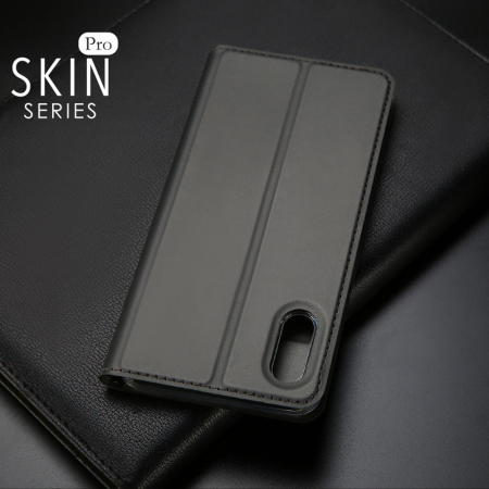 Husa iPhone XS Max, Dux Ducis Skin Pro Flip Book, Negru [1]