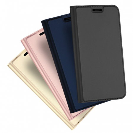 Husa iPhone XS Max, Dux Ducis Skin Pro Flip Book, Negru [4]