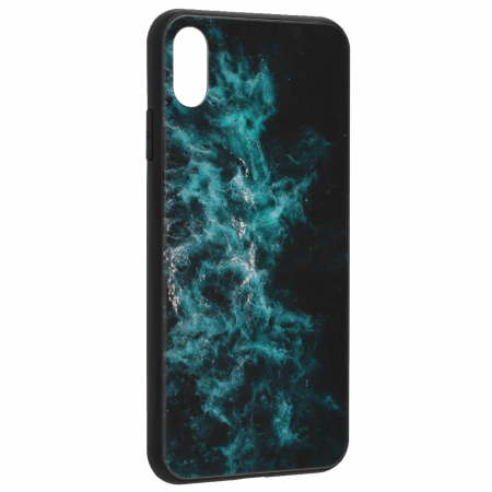 Husa iPhone XS Max, Glaze Series, Blue Nebula [1]
