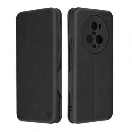 Honor - Husa magnetica tip carte Honor Magic 5 Pro, Safe Wallet Plus, Negru