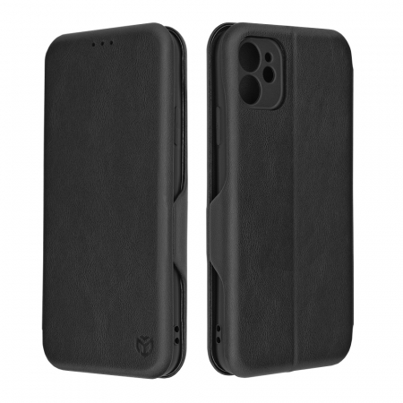 iPhone 11 - Husa magnetica tip carte iPhone 11, Safe Wallet Plus, Negru