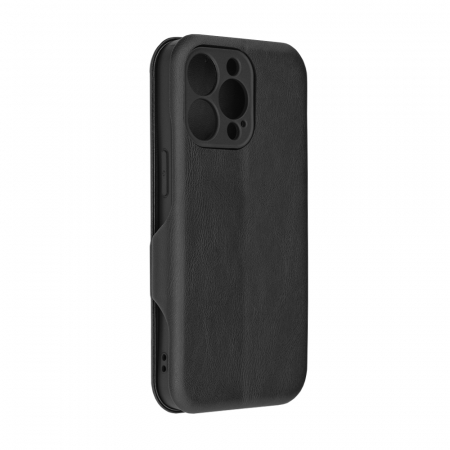 Husa magnetica tip carte iPhone 13 Pro, Safe Wallet Plus, Negru [4]