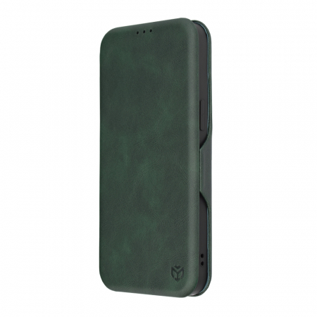 Husa magnetica tip carte iPhone 14 Pro Max, Safe Wallet Plus, Green [5]