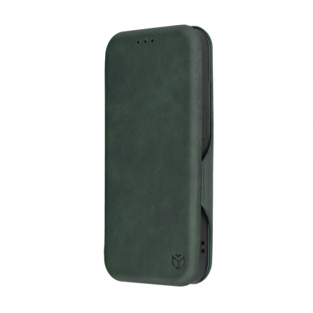 Husa magnetica tip carte iPhone 14 Pro, Safe Wallet Plus, Green [5]
