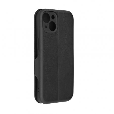 Husa magnetica tip carte iPhone 14, Safe Wallet Plus, Negru [4]