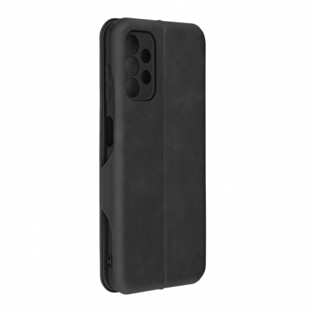 Husa magnetica tip carte Samsung Galaxy A13 4G, Safe Wallet Plus, Negru [5]