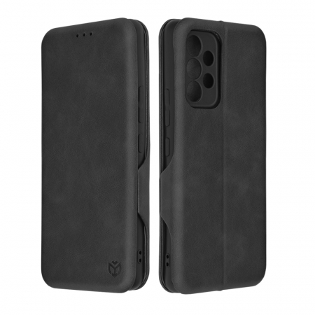 Samsung - Husa magnetica tip carte Samsung Galaxy A53 5G, Safe Wallet Plus, Negru