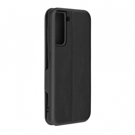 Husa magnetica tip carte Samsung Galaxy S21, Safe Wallet Plus, Negru [5]
