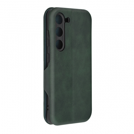 Husa magnetica tip carte Samsung Galaxy S23, Safe Wallet Plus, Green [5]