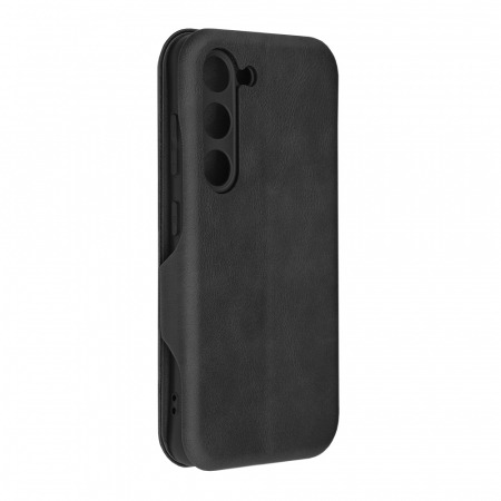 Husa magnetica tip carte Samsung Galaxy S23, Safe Wallet Plus, Negru [4]