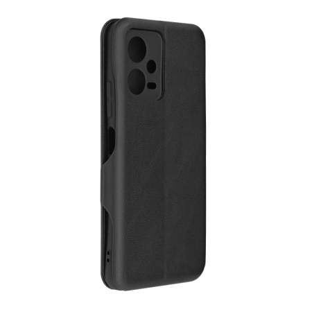 Husa magnetica tip carte Xiaomi Redmi Note 12 5G, Safe Wallet Plus, Negru - Copie [4]