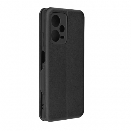 Husa magnetica tip carte Xiaomi Redmi Note 12 Pro, Safe Wallet Plus, Negru [4]