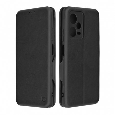 Xiaomi Redmi Note 12 Pro+ - Husa magnetica tip carte Xiaomi Redmi Note 12 Pro+, Safe Wallet Plus, Negru