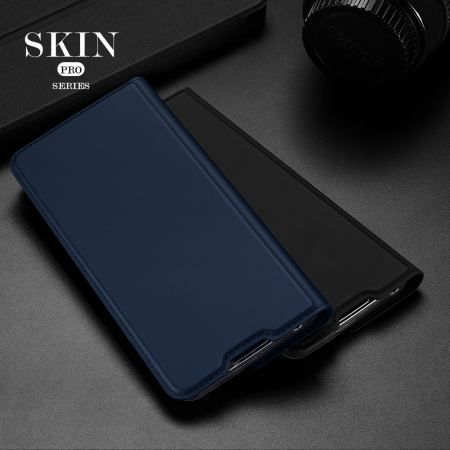 Husa Motorola Edge 20, Dux Ducis Skin Pro Flip Book, Negru [3]