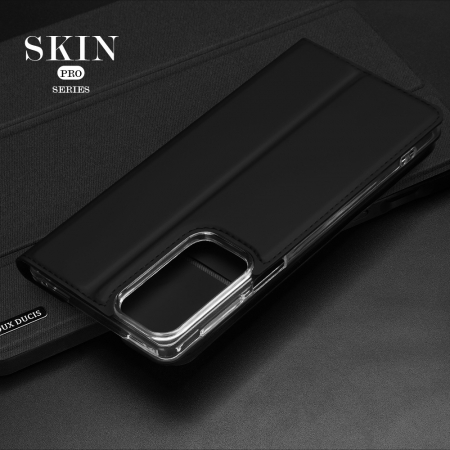 Husa Motorola Edge 20, Dux Ducis Skin Pro Flip Book, Negru [1]