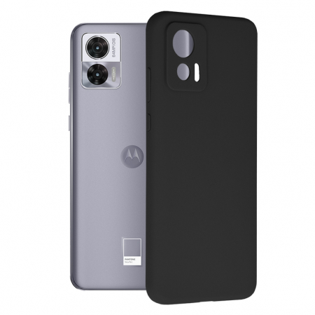 Motorola Edge 30 Neo - Husa Motorola Edge 30 Neo, Soft Edge Silicone, Negru