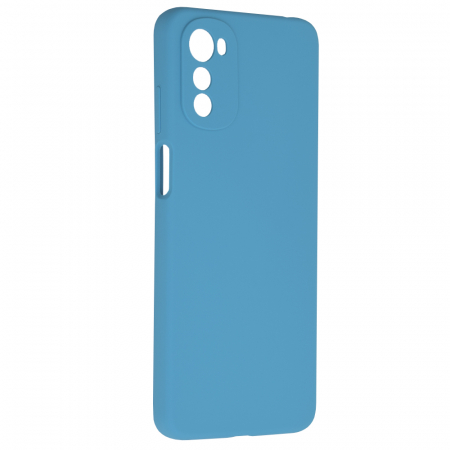 Husa Motorola Moto E32, Soft Edge Silicone, Denim Blue [1]