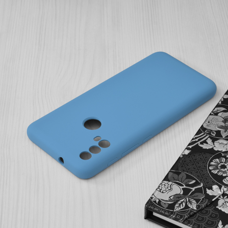 Husa Motorola Moto E40, Soft Edge Silicone, Denim Blue [3]