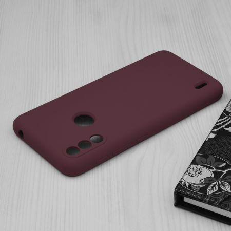 Husa Motorola Moto E7 Power / E7i Power, Soft Edge Silicone, Plum Violet [3]