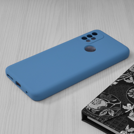 Husa Motorola Moto G10 / G30, Soft Edge Silicone, Denim Blue [4]