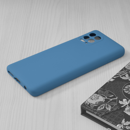 Husa Motorola Moto G100, Soft Edge Silicone, Denim Blue [4]