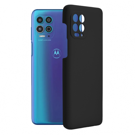 Motorola Moto G100 - Husa Motorola Moto G100, Soft Edge Silicone, Negru
