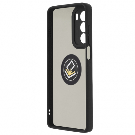 Husa Motorola Moto G200 5G cu inel suport stand magnetic, Negru [2]