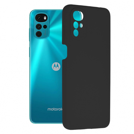 Motorola Moto G22 - Husa Motorola Moto G22, Soft Edge Silicone, Negru
