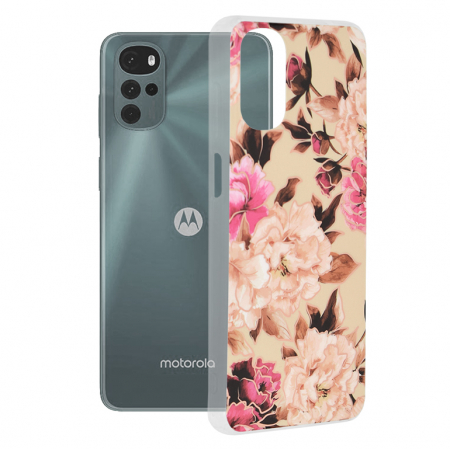 Motorola Moto G22 - Husa Motorola Moto G22, Techsuit Marble Series, Mary Berry Nude