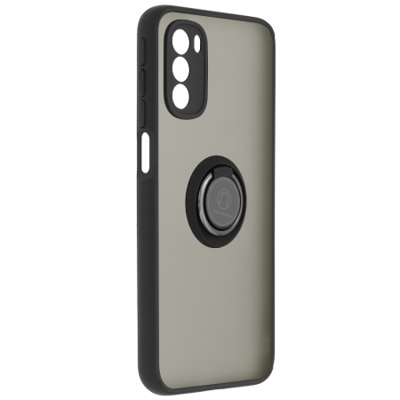 Husa Motorola Moto G31 / G41 cu inel suport stand magnetic, Negru [1]