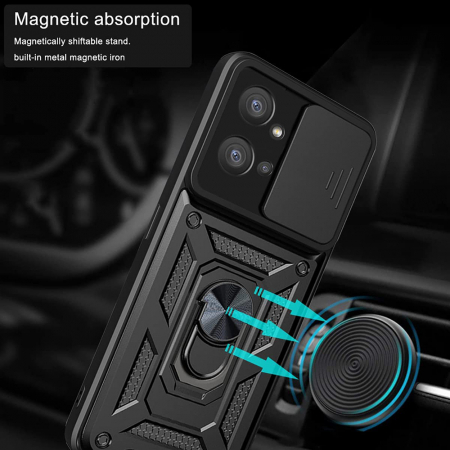 Husa Motorola Moto G32 cu protectie camera Techsuit CamShield Series, Negru [1]