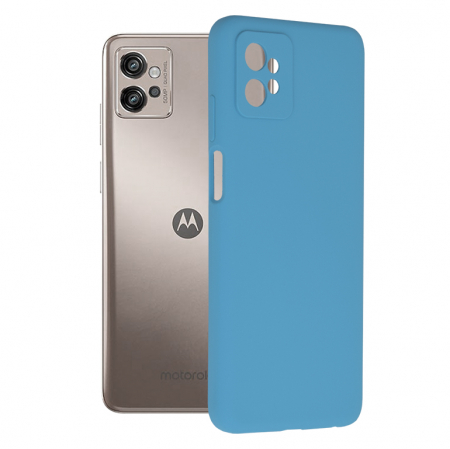 Motorola - Husa Motorola Moto G32, Soft Edge Silicone, Denim Blue