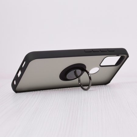 Husa Motorola Moto G50 cu inel suport stand magnetic, Negru [3]