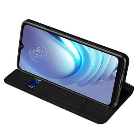 Husa Motorola Moto G50, Dux Ducis Skin Pro Flip Book, Negru [3]