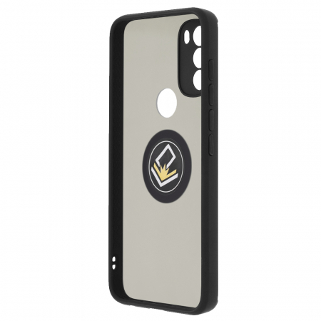 Husa Motorola Moto G71 5G cu inel suport stand magnetic, Negru [3]