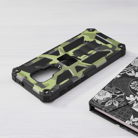 Husa Motorola Moto G9 Play, Techsuit Blazor, Camo Lime [4]