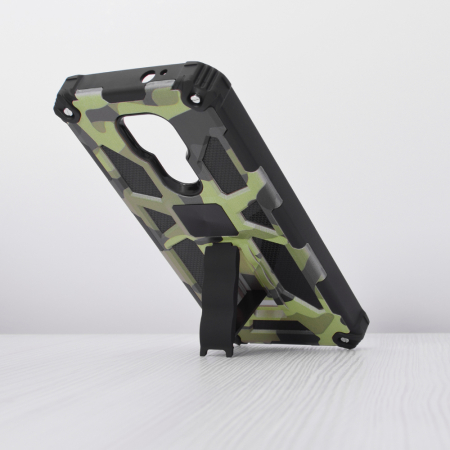 Husa Motorola Moto G9 Play, Techsuit Blazor, Camo Lime [2]