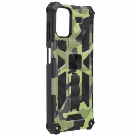 Husa Motorola Moto G9 Plus, Techsuit Blazor, Camo Lime [5]