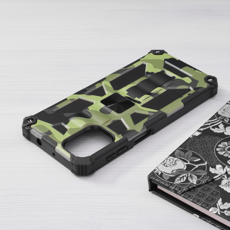 Husa Motorola Moto G9 Plus, Techsuit Blazor, Camo Lime [4]