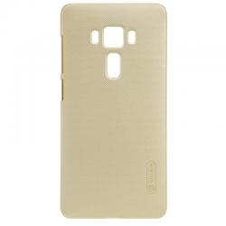 Husa Nillkin Frosted + folie protectie Asus ZenFone 3 Deluxe ZS570KL, Gold [2]