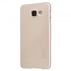 Husa Nillkin Frosted + folie protectie Samsung Galaxy A3 (2016), Gold [2]