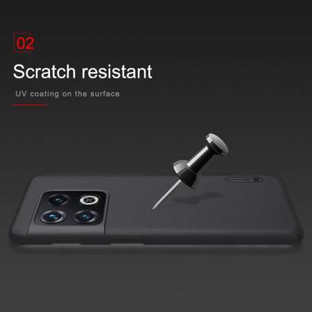 Husa OnePlus 10 Pro, Nillkin Super Frosted Shield, Negru [5]